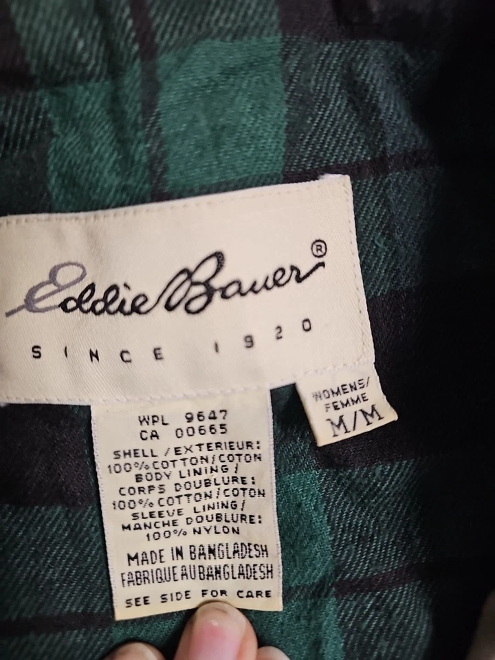 Chaqueta Eddie Bauer para mujer abrigo forrado tienda deportiva tienda deportiva campo granero Foto 2 de 4