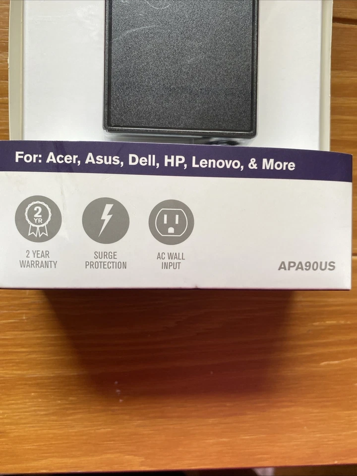 Cargador universal para computadora portátil Targus cable de alimentación de CA 5 puntas de alimentación maletín de viaje Foto 4 de 4