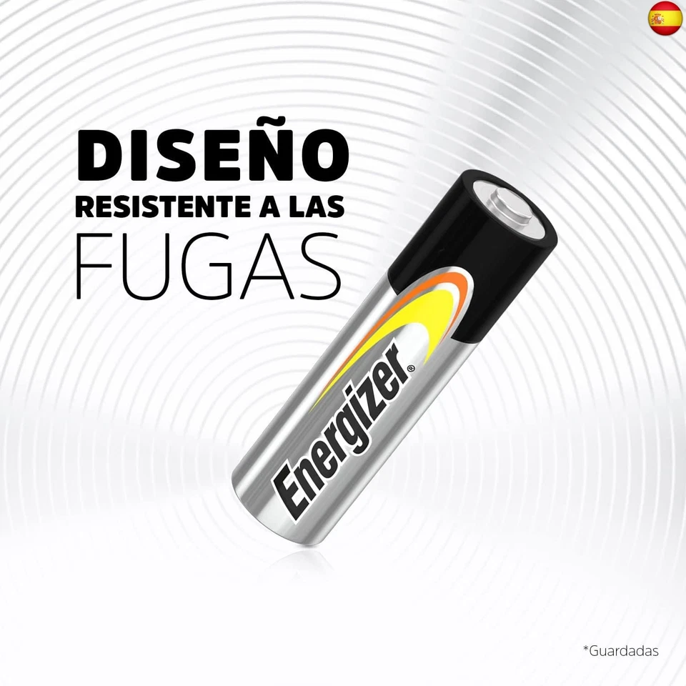 Energizer Pilas AA, Pilas alcalinas de Potencia Doble A, 24 Unidades (Paquete - Imagen 4 de 4