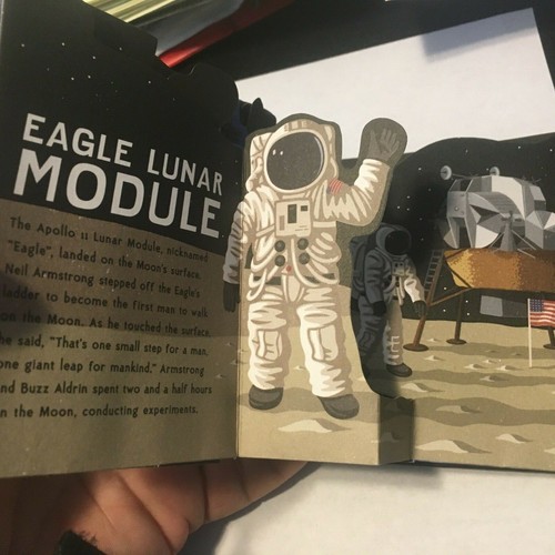 SPACE EXPLORATION A THREE DIMENSIONAL EXPANDING POCKET GUIDE, Pop Up, VG+ - Foto 6 di 8