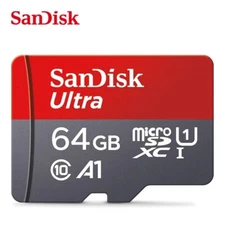 SanDisk 64GB Micro SD Memory Card A1 Class 10 UHS-1 TF Flash