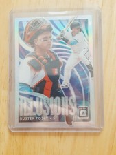 2020 Panini Optic Buster Posey Illusions Holo Prizm #OI-3 Mlb Baseball 