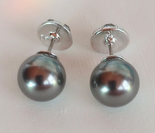 Touchstone Crystal By Swarovski Earrings Lot Hoop Reversible Stud Faux Pearl NIB - Picture 17 of 24