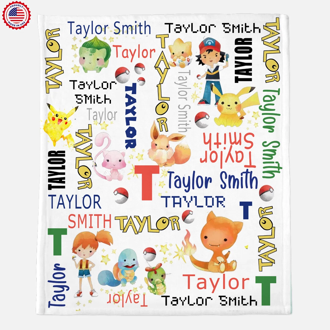 Pokemon baby blanket sale