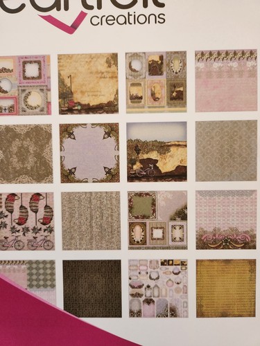 Heartfelt Creations FRENCH COTTAGE Paper Pad Cardmaking Scrapbooking 12” Tablet - Picture 4 of 5