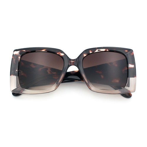 Gafas de sol para mujer audaces gruesas de plástico mariposa cuadradas rectángulo de gran tamaño Diva - Imagen 11 de 33