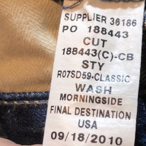 Polo Ralph Lauren 15941 blaue Denimjeans Herren Größe 36 x 34 - Bild 15 von 15