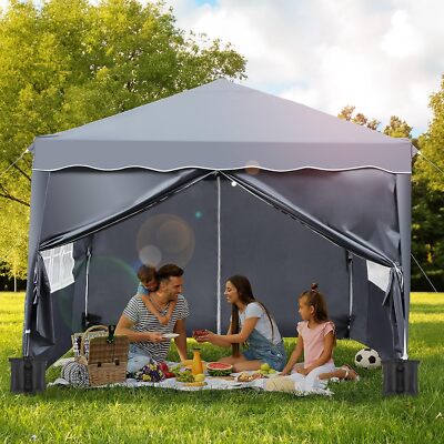 Gazebo Waterproof Gazebo Tent 3x3m Heavy Duty Commercial Market Stall  Outdoor UK