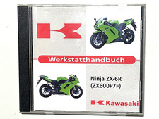 Workshop Manual Repair Guide CD Kawasaki ZX-6R ZX600P7F