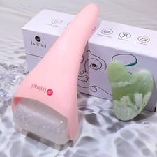 Ice Roller and Gua Sha Facial Set Reduces Puffiness Migraine Pain Relief