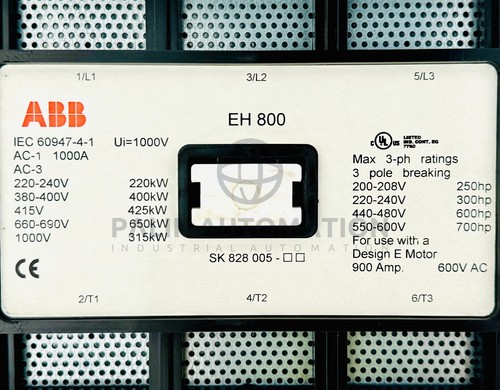 ABB EH800-30-11 110-120VAC CONTATTORE SK828005 NUOVO - Foto 11 di 21