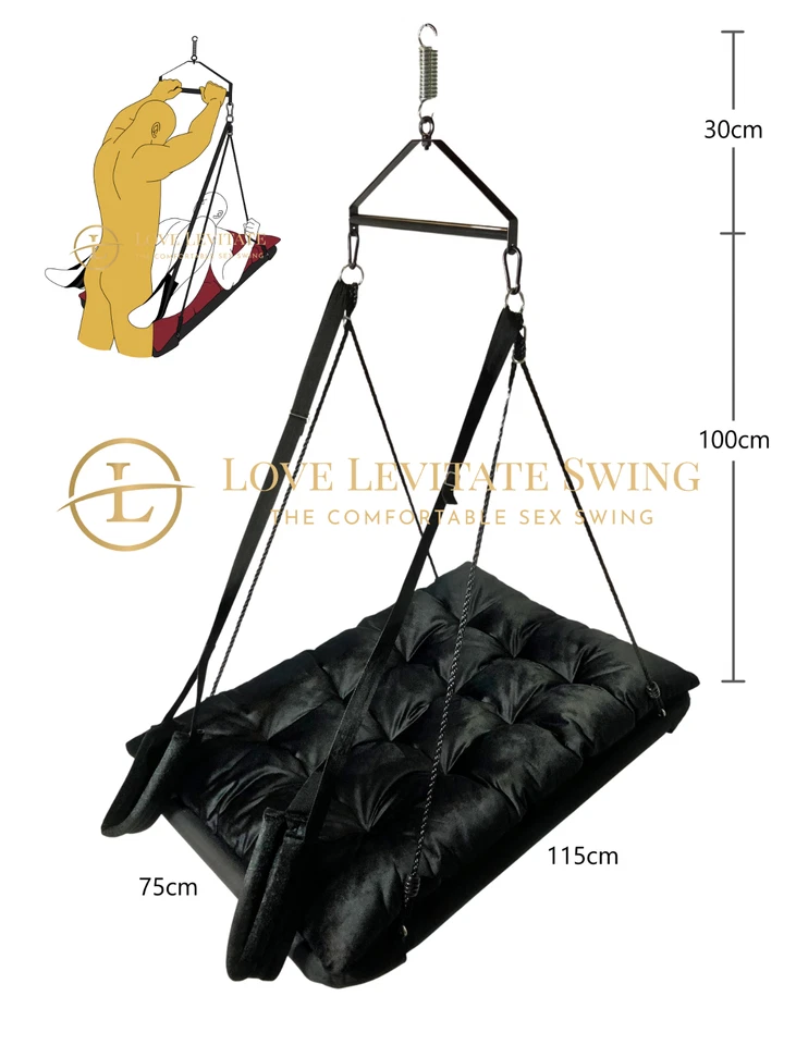 Love Levitate Sex Swing - The Comfortable Sex Swing - BDSM Swing Sex Furniture - Image 2 of 4