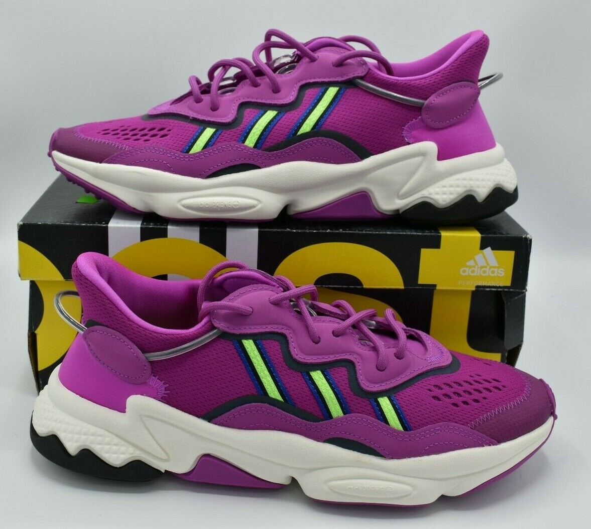 ミー NWB Adidas Originals Womens Size 10 Ozweego W Vivid Pink