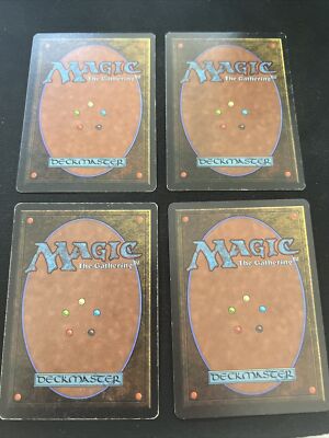 Complete Set Of 4 MTG Plateau 3x Revised 3rd Edition 1x Unlimited