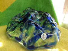 Kosta Sea Glas Bruk Renate Stock rock mountains triple candle holder candelabra