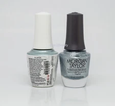 Gelish DUO Soak Off Gel Polish + Morgan Taylor Nail Lacquer - #969 A-Lister