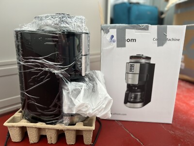 AiHom Coffee Machine with Grinder, Filter Coffee Machine with Glass Jug,