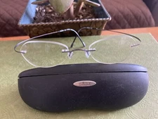 Silhouette Eyeglasses Titan Rimless Metal Austria M6470 /45 V6053 48[]20 140 