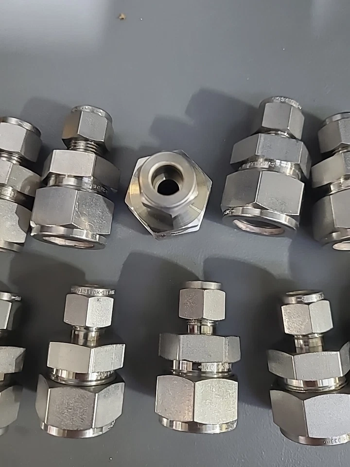 10 Swagelok SS-1210-6-6  ,,3/4" x 3/8" tube union fitting - Image 3 of 3