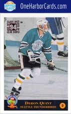 1994 Classic Pro Prospects Seattle Thunderbirds Hockey Card #206 Deron Quint