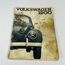 Volkswagen 1200 Instruction Manual Sedan And Convertible January 1963 Edition Volkswagen 1200 Instruction Manual Sedan And Convertible January 1963 Edition