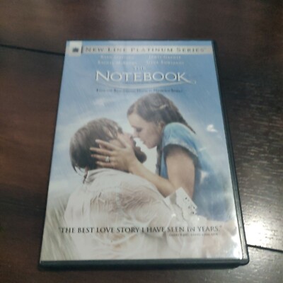 The Notebook (DVD 2004) Ryan Gosling Rachel McAdams, James Garner, Gena Rowlands
