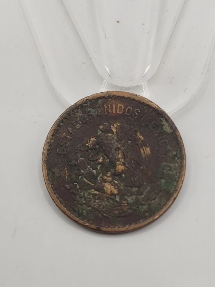 1942 Mexico 5 Centavos Josefa Bronze Scarce Coin Key Date - Image 2 of 2