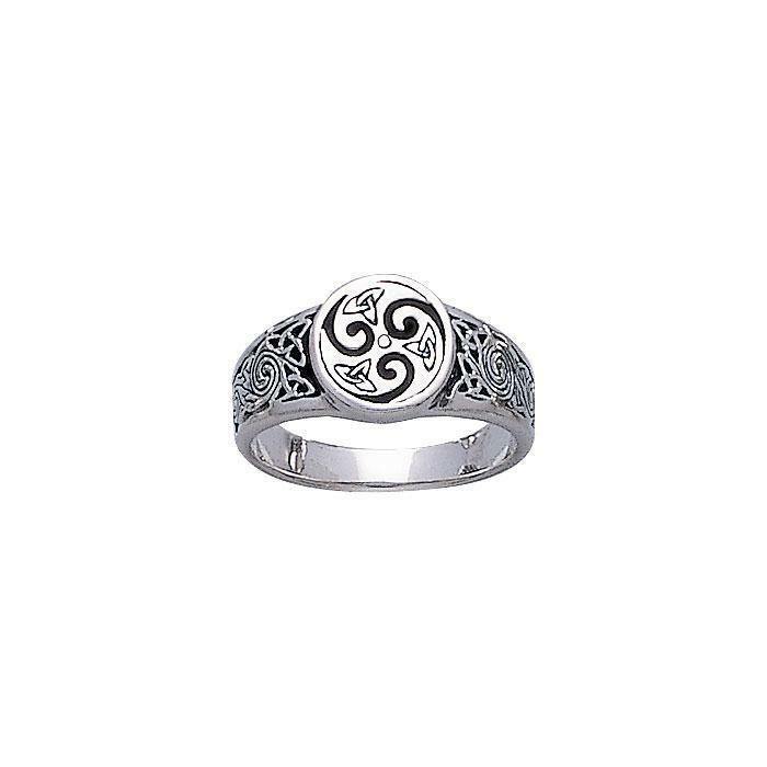 Celtic Knotwork Triskele Ring 925 Sterling Silver Fine Heritage Jewelry Celtic Knotwork Triskele Ring 925 Sterling Silver Fine Heritage Jewelry