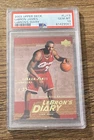 2003 Upper Deck Lebron James RC rookie card LeBrons Diary PSA 10 #S356