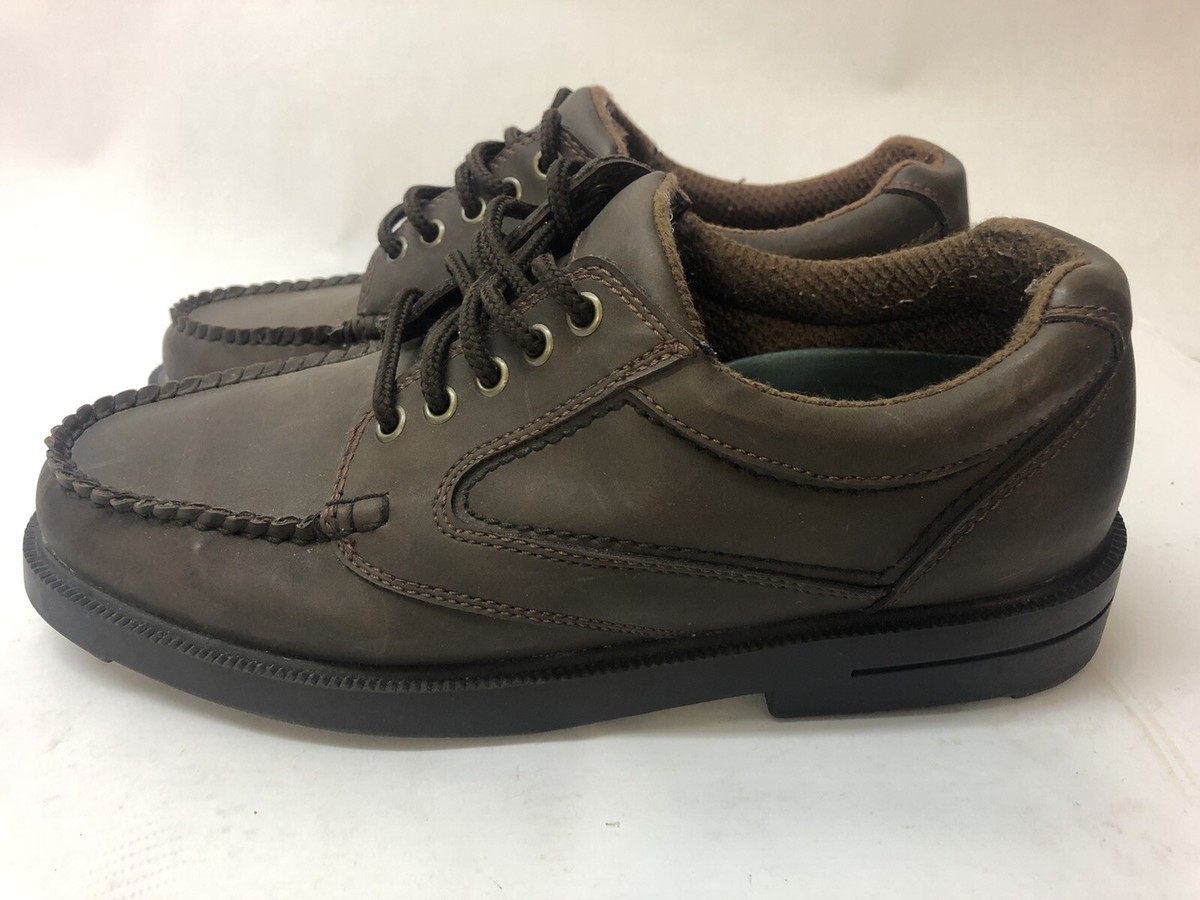 EZ Strider Men's Walking Comfort Brown Casual Boat Shoes Size