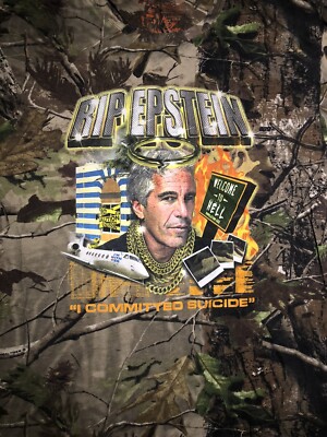 MDE SAM HYDE RIP EPSTEIN REALTREE LARGE T-SHIRT (VERY RARE) COM98