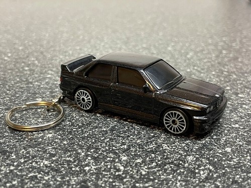 Llavero negro BMW E30 M3 Hot Wheels Matchbox - Imagen 4 de 4