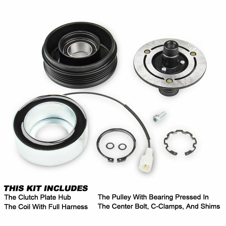 AIR CONDITIONING AC COMPRESSOR Clutch REPAIR KIT Front For MAZDA 3 &5 04-09 2.0L - Image 3 of 4
