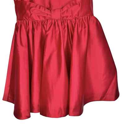 janie and jack red satin dress Janie and Jack Hot Pink Satin Dress with