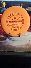 Used Dynamic Discs Classic Soft Warden Putter Golf Disc Orange Burst 173g