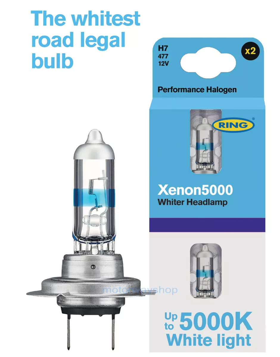 Glühlampen H7 xenon effekt (5000ºk)