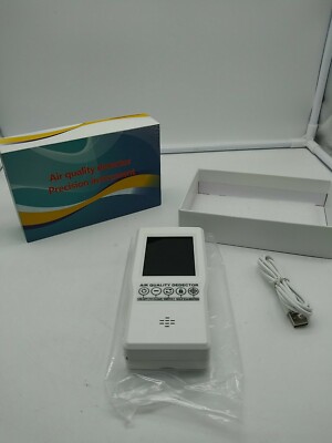 Air Quality Monitor Indoor, Accurate Air Tester Detector  (White) 