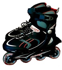Bladerunner Advantage Pro Inline Skates Rollerblade Mens 11 Black Red NWOB