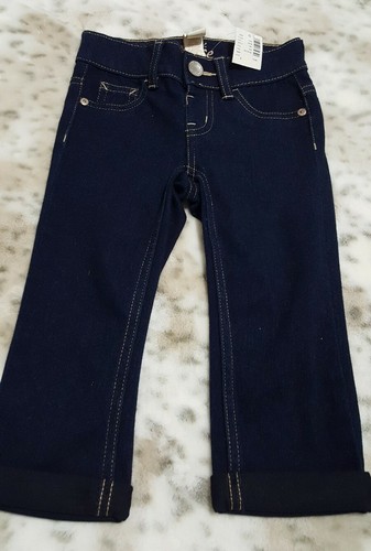 Justice Toddler Girls Sz 5R Very Dark Blue Cropped Leggings Denim Pants NWT - Picture 6 of 7
