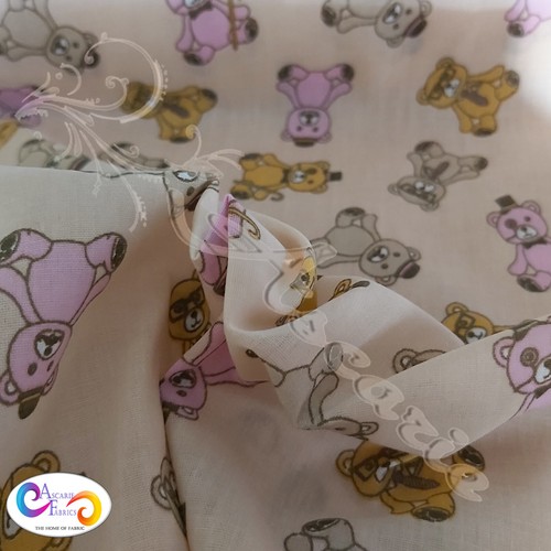 Children's Polycotton Kids Fabric Girls Boys Nursery Craft Material per Metre 2. - Picture 32 of 38