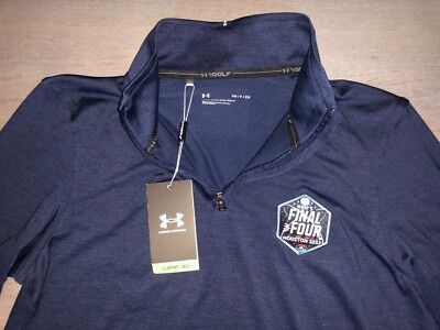 2023 NCAA Final Four Under Armour golf quarter zip pull over NEW UPF 30