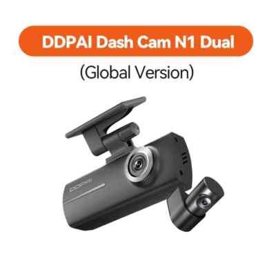 Dash Cam N1 Dual Vorne und Hinten Aufnahme NightVIS 1296P Dash Kamera Recorder