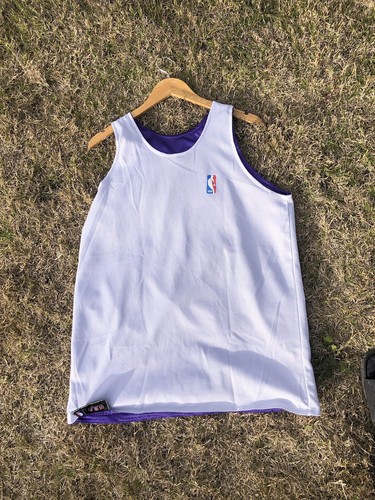Vintage Sacramento Kings Chris Webber Practice Jersey 4 Reversible Large VTG NBA - 第 6/11 張圖片