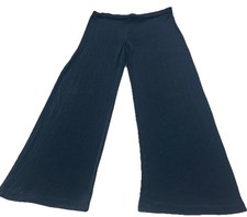 Chico's Travelers Deep Navy Slinky Pull On Pants Size 1- READ