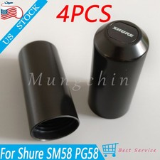 4 Black Wireless Mic Battery Cover for Shure PG58 PG24 PG288