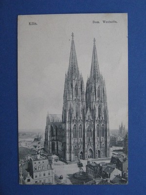 AK Köln , Dom - Westseite 1909