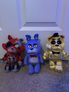 Five Nights at Freddy's Lot 3 Plushies PhatMojo 2025