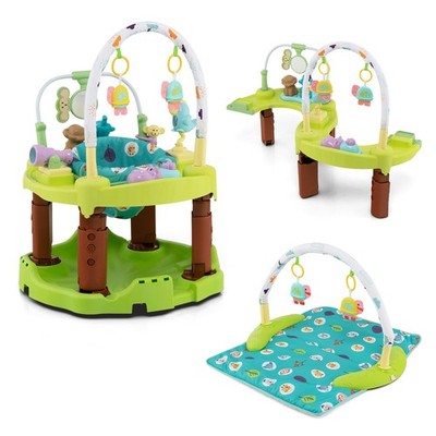 3-in-1 Baby Activity Center Toddler Bouncing Saucer Infant Fun Learning Center