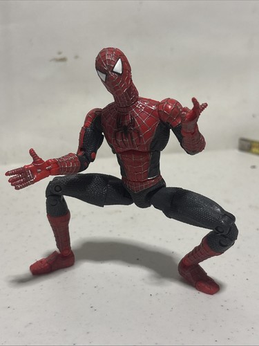 TM Spider-Man 2003 Movie Super Poseable Action Figure Marvel, 6-inch