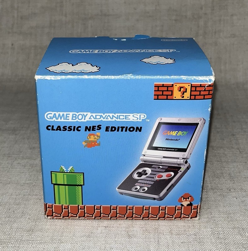 Nintendo Game Boy Advance SP - Boxed VGC - Classic NES Limited Edition AGS-001